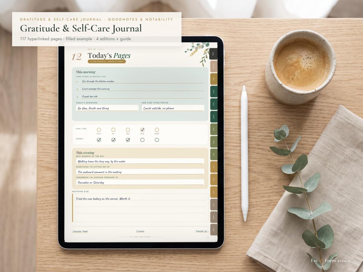 Printable Gratitude Journal